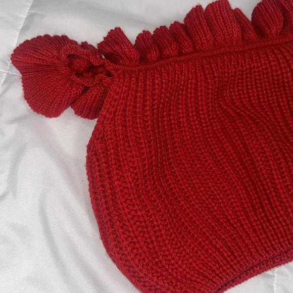 Red Two Piece Mini Skirt Set Fashion Nova - Picture 3 of 4